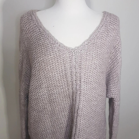 Anthropologie moth alpaca wool acrylic drop shoulder oversized sweater tunic - Picture 8 of 11